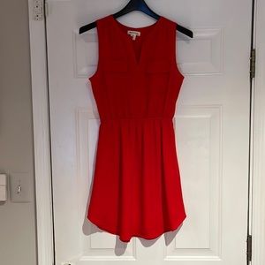 Monteau medium red dress, excellent condition